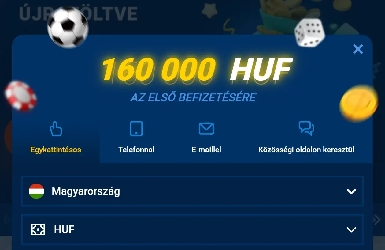 Mostbet regisztrációs űrlap